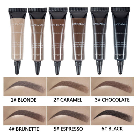 Handaiyan Styled Eyebrow Gel Waterproof and Non Halogenic Liquid Eyebrow Dyeing Cream Wild Eyebrow Holder - V.I.P Digital Presence