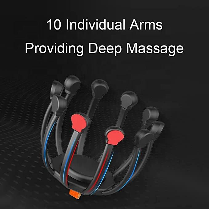 New arrival vibrating head massage 360 degree head massager 10-Motor electric scalp massager - V.I.P Digital Presence
