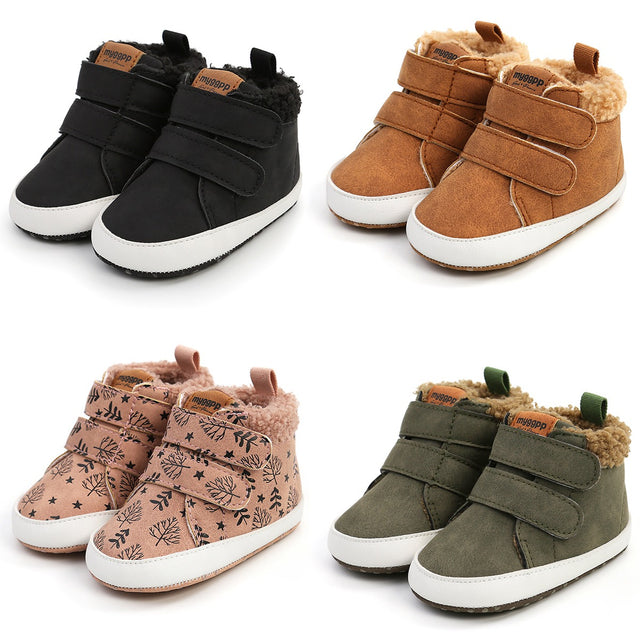 High Top Autumn And Winter Baby Shoes Baby Shoes Walking Shoes Warm Shoes M2035 - V.I.P Digital Presence