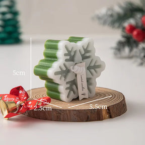 New Christmas Snowflake Aromatherapy Candle Hand-Made Romantic Atmosphere Creative Home Desktop Decorations With Gifts Ornaments - V.I.P Digital Presence