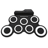 G3002 Portable Silicone 7 Pad Hand Roll Digital Drum Kit - V.I.P Digital Presence