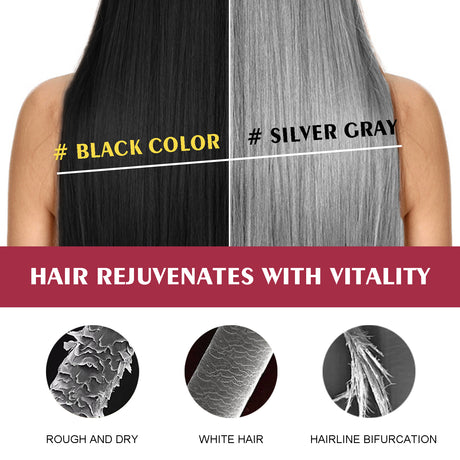 Black Hair Shampoo Series, Gentle, Non-Irritating And Moisturizing Scalp Easily Changing Color Hair Shampoo - V.I.P Digital Presence