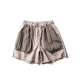 Color Block Pocket Short Length Men's Summer Casual Loose Street Trendy Ins Elastic Waist Sports Shorts - V.I.P Digital Presence