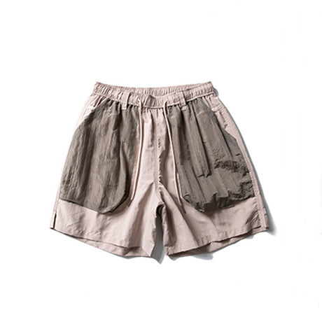 Color Block Pocket Short Length Men's Summer Casual Loose Street Trendy Ins Elastic Waist Sports Shorts - V.I.P Digital Presence