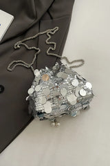 Drawstring Sequin Crossbody Bag - V.I.P Digital Presence