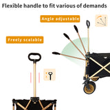 Folding Wagon Heavy Duty Utility Beach Wagon Cart for Sand with Big Wheels - V.I.P Digital Presence