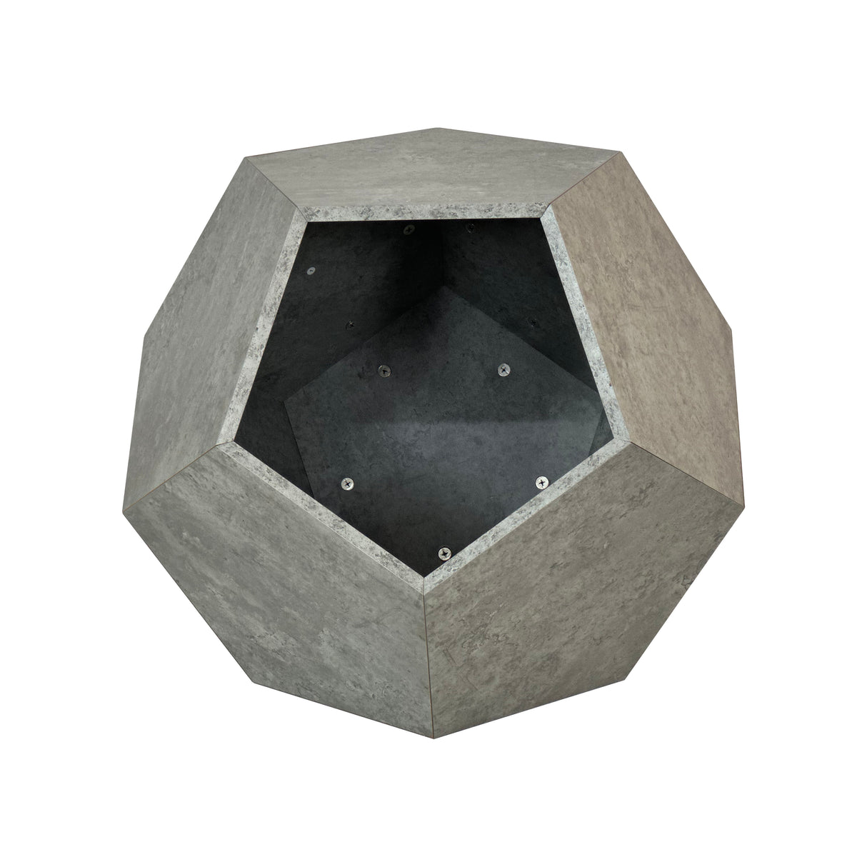 25.98"Modern Pet Furniture Cat Litter Side Table, Sofa Side Table, Planter MDF Multifunctional Furniture, Cement Gray - V.I.P Digital Presence