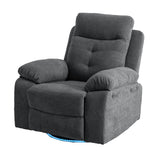 270 degree rotating electric lounge chair with Bluetooth speaker, LED light, telescopic foot pedal adjustable backrest DG - V.I.P Digital Presence