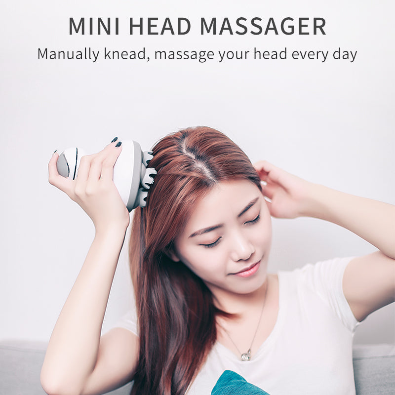 Head massager rechargeable head massager electric 3D scalp massager multifunctional head physiotherapy instrument - V.I.P Digital Presence