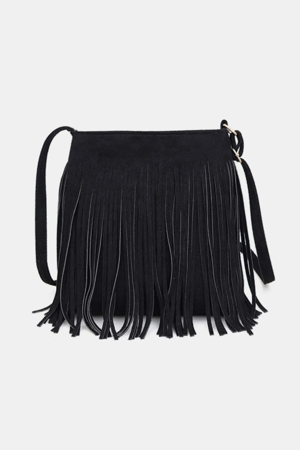 Suede Fringe Shoulder Bag - V.I.P Digital Presence
