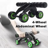 New Design Foldable Abs Plastic Abdominal 4 Wheel Exercise Wheel Abdominal Set Kit Gym Equipment - V.I.P Digital Presence
