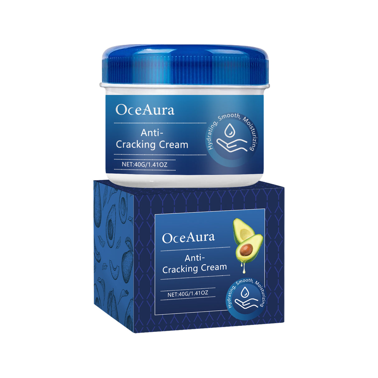 Crema nutritiva para pies, hidratante y calmante para pies secos y reparadores.