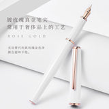 LT Hongdian 920 Rose Gold Fountain Pen Superfine/Fine nib 0.4/0.5mm Ladies Elegant And Excellent Business Office Gift Pen
