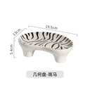 Creative Ink Splashing Fruit Plate Ceramic Plate Couple Afternoon Tea Dessert Cake Plate Coffee Cup Retro Home Kitchen Tableware - V.I.P Digital Presence