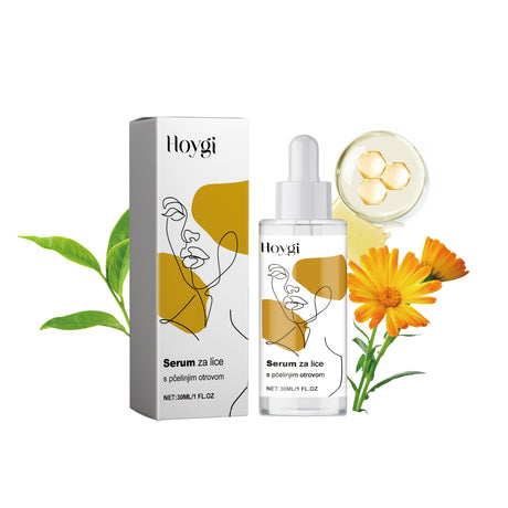 Serum Za Lice S Pčelinjim Otrovom, Fade Fine Lines Crow's Feet Skin Tender Long-Lasting Moisturizing Anti-Wrinkle Essence - V.I.P Digital Presence