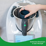Mixing Bowl Reducer Efficient Chopping Mixing Dicing of Food Garlic Crusher Splash Guard Suitable for Thermomix TM5 TM6 - V.I.P Digital Presence