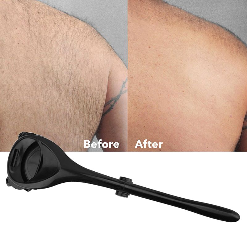 Do-it-yourself  Head Blade Back Hair Shaver Trimmer Body Leg Razor Long Handle Removal Razors - V.I.P Digital Presence