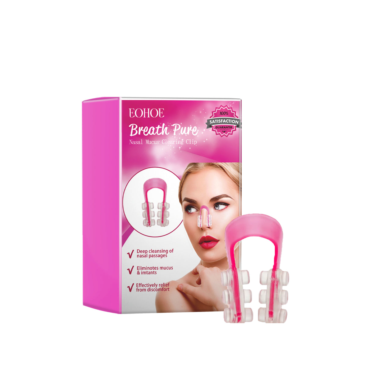 Nasal Mucus Clearing Clip, Deep Cleaning Nasal Mucus To Relieve Nasal Congestion And Discomfort Breathing Smooth And Comfortable - V.I.P Digital Presence
