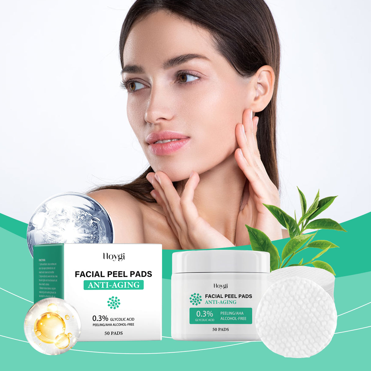 Parche de ácido salicílico para el cuidado de la piel, control de grasa, refrescante, suave, limpiador hidratante.