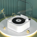 Retro Atomic Vinyl Bluetooth Speaker Hif Sound Long Battery Life Mini Record Player Rotary Speaker with Built-in Battery - V.I.P Digital Presence