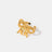 18K Gold-Plated Stainless Steel Bow Ring - V.I.P Digital Presence