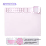 Silicone painting pad, simple solid color art painting pad, children's graffiti pad, washable watercolor color matching silicone - V.I.P Digital Presence