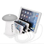 Multi Port Quick charger 3.0 Mushroom Lamp QC3.0 Charge for smart phone  Led Lamp USB Charging Station Dock - V.I.P Digital Presence