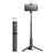Mobile Phone Bluetooth Selfie Stick with Rotating Fill Light and Hidden Tripod Live Streaming Stand - V.I.P Digital Presence