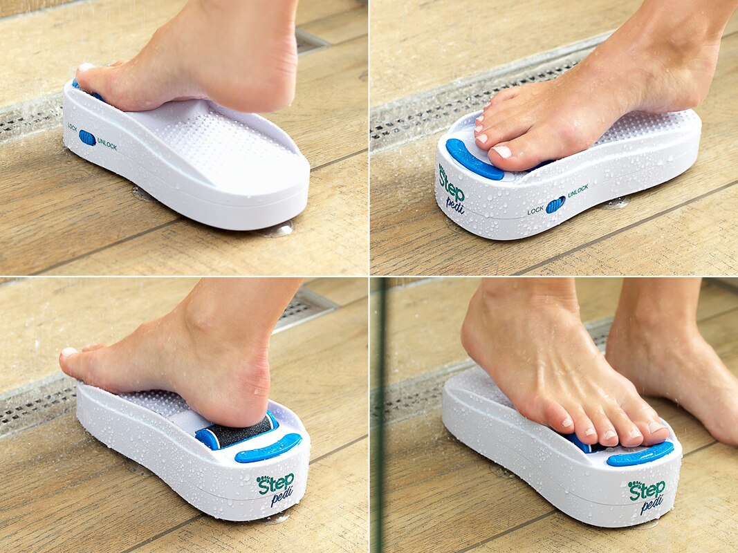 New Arrival Step Pedi Automatic Grinding Feet Callus Remover Electric Silicone Foot Care Tool Waterproof  Feet Grinder Foot File - V.I.P Digital Presence