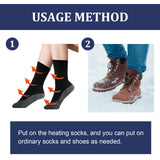 35 Degrees Aluminized Fibers Heating Socks, Relieve Vein Spontaneous Heat Constant Temperature Comfortable Warm Foot Cold Protection Socks - V.I.P Digital Presence