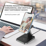 15W 3 In 1 Magnetic Wireless Charger Fast Charge Desktop Dock For iPhone 13 12 Pro Max Mini Airpods Apple Watch 7 6 5 4 3 Stand - V.I.P Digital Presence