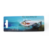 Señuelo de pesca realista Mmlong Vib Crankbait de 2,5/8,6 g, de hundimiento lento, para peces duros. 