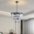 Black Luxury Crystal Chandelier Modern Chandeliers Lights Fixture Hanging Pendant Light Fixture for Dining Room Bedroom - V.I.P Digital Presence
