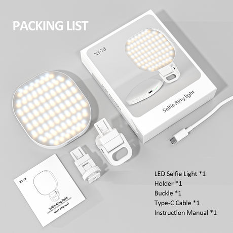 Mobile phone fill light, live broadcast ring light, computer laptop photography light, LED video conference fill light - V.I.P Digital Presence