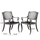 CAYMAN ARCH MESH I CHAIR(set of 2) - V.I.P Digital Presence