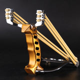 Powerful slingshot with wrist rest outdoor hunting all-metal material sling shot heavy-duty large slingshot for fishing and ball - V.I.P Digital Presence