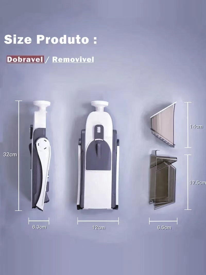 Safe Slice Mandoline for Vegetables, Meal Prep & More with 30+ Presets & Thickness Adjuster - V.I.P Digital Presence