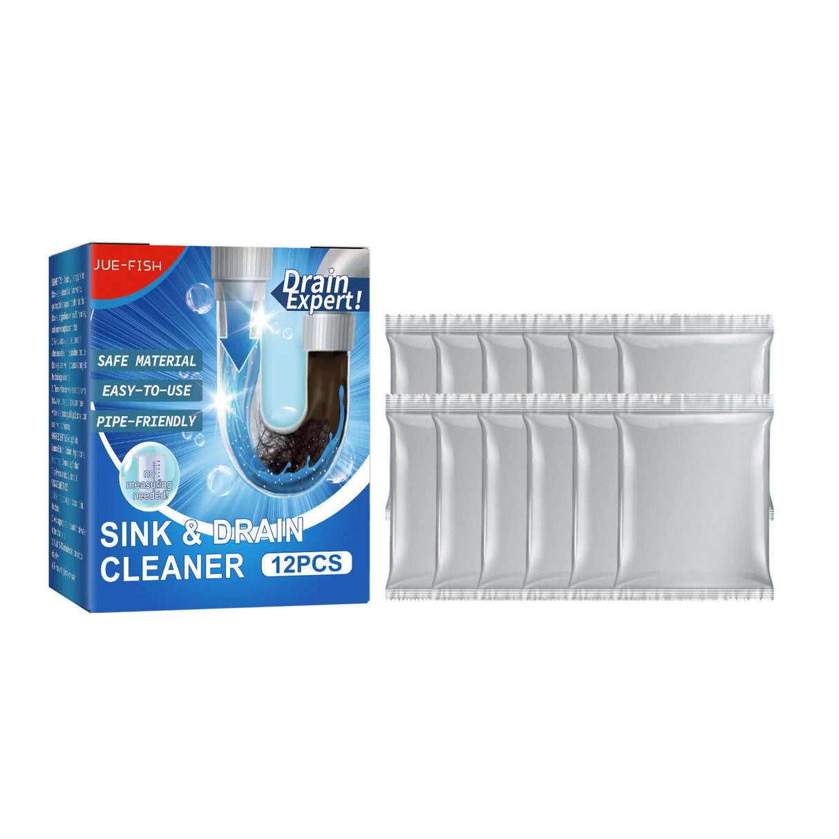 Drain Cleaner, Toilet Kitchen Drain Anti-Clogging Deodorant Dredging Cleaner - V.I.P Digital Presence