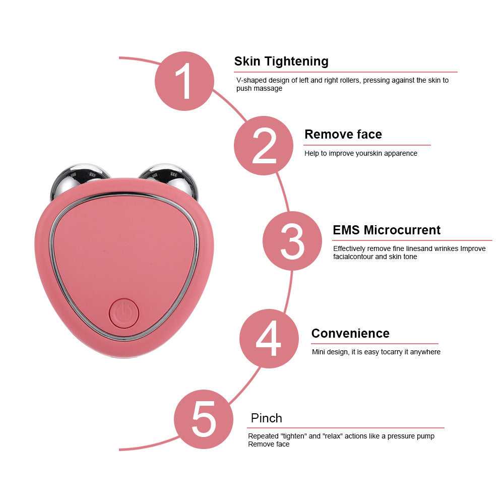 Micro Current Beauty Instrument Roller Instrument Beauty Massager 3d Roller Beauty Instrument - V.I.P Digital Presence