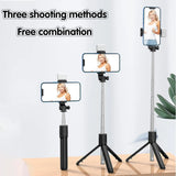 Selfie Stick with Fill Light Extendable Selfie Stick Tripod with Wireless Remote and Phone Holder Group Selfies For All  phones - V.I.P Digital Presence