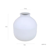 Matte Black Metal Vase: For Dried Flowers, Wedding Gifts, and Home Decor - V.I.P Digital Presence