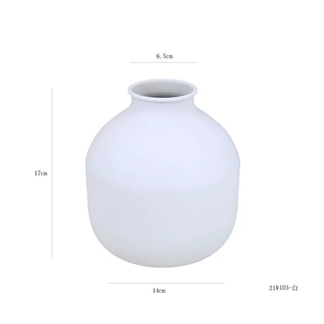 Matte Black Metal Vase: For Dried Flowers, Wedding Gifts, and Home Decor - V.I.P Digital Presence