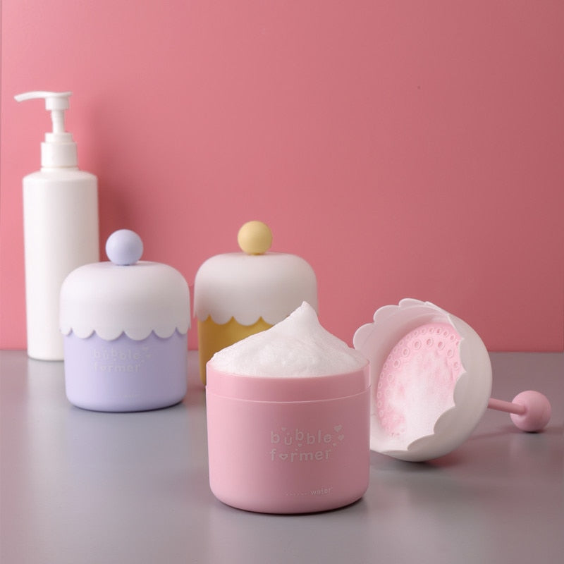Portable Foam Maker Cup Bubble Foamer Maker Facial Cleanser Foam Cup Body Wash Bubble Maker Bubbler for Face Clean Tools - V.I.P Digital Presence