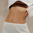 Sexy rhinestone puncture navel nail waist chain, sweet and cool summer body chain - V.I.P Digital Presence