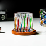 Hand drawn rotating glass cups multiple multi-purpose whiskey glasses rotating glass cups - V.I.P Digital Presence