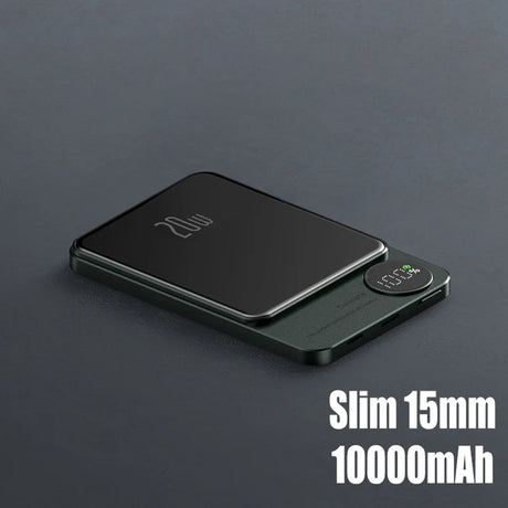 10000mAh Macsafe Magnetic Power Bank PD20W 15W Wireless Fast Charger External Auxiliary Battery Pack For Magsafe iPhone 15 14 13 - V.I.P Digital Presence
