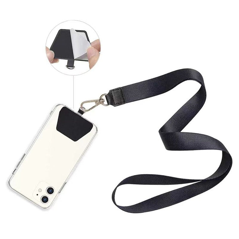 Mobile phone gasket, crossbody hanging rope, phone case patch, adjustable hanging rope, PU card, phone back patch - V.I.P Digital Presence