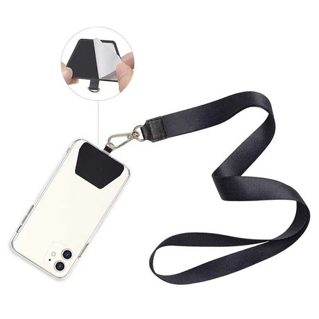Mobile phone gasket, crossbody hanging rope, phone case patch, adjustable hanging rope, PU card, phone back patch - V.I.P Digital Presence