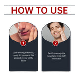 Facial Hair Cleansing Mousse Moisturizes And Moisturizes Men's Facial Hair Care Beard - V.I.P Digital Presence