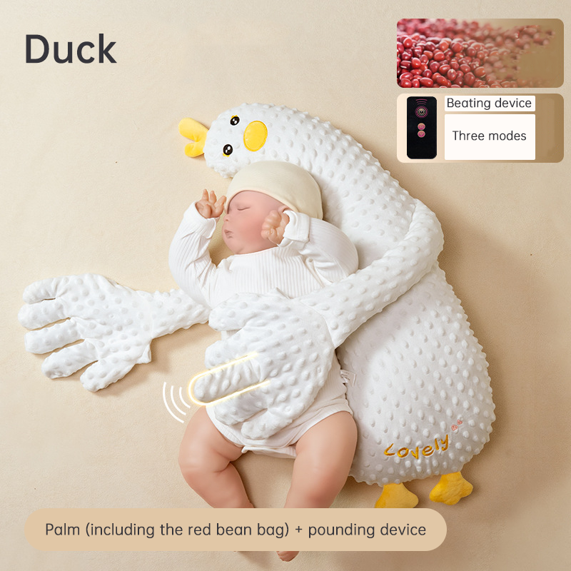 Babycare Soothing Sleep Aid: Anti-Moros Reflex Pillow and Patting Toy - V.I.P Digital Presence